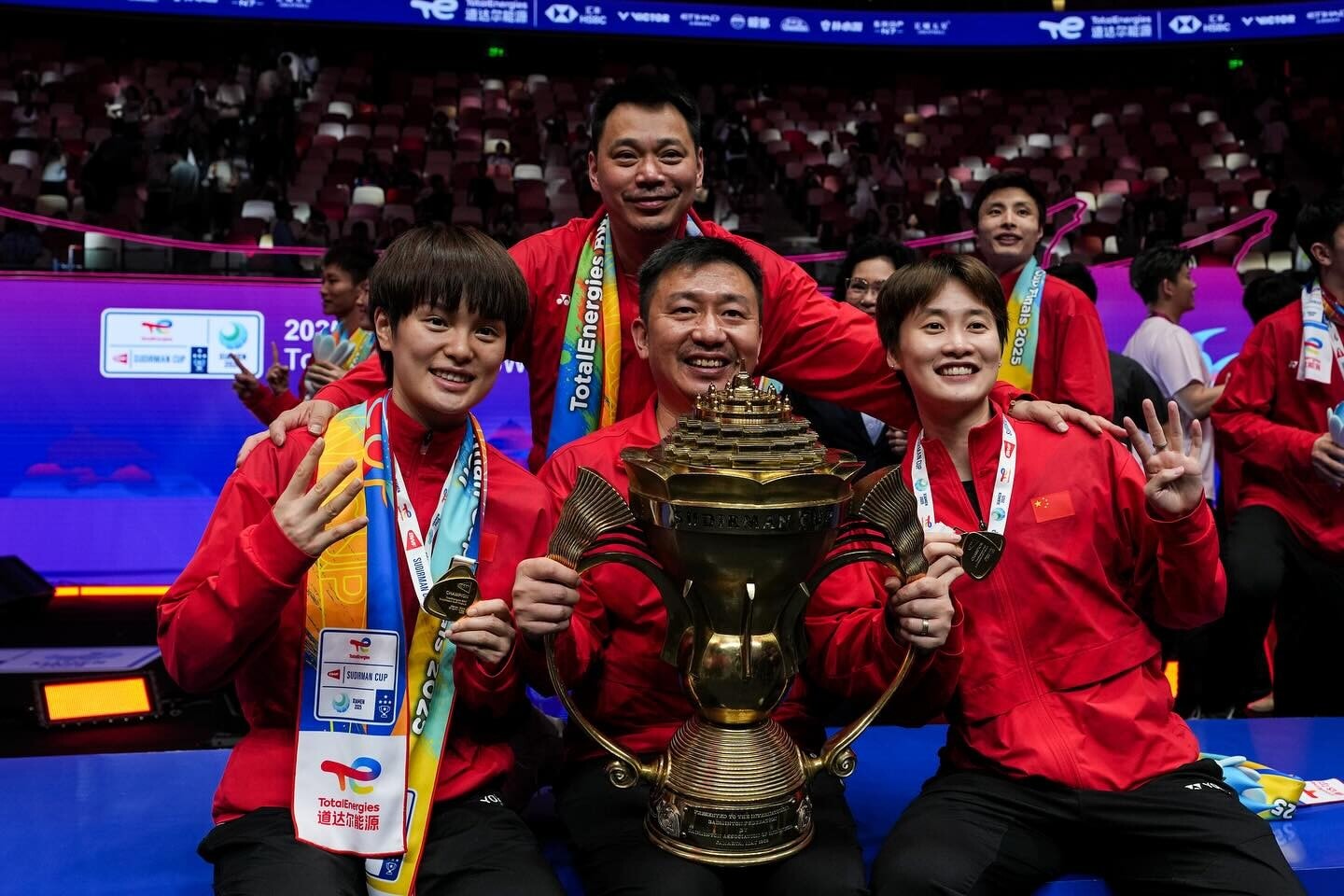 Збірна Китаю – переможці командного Чемпіонату світу Sudirman Cup!