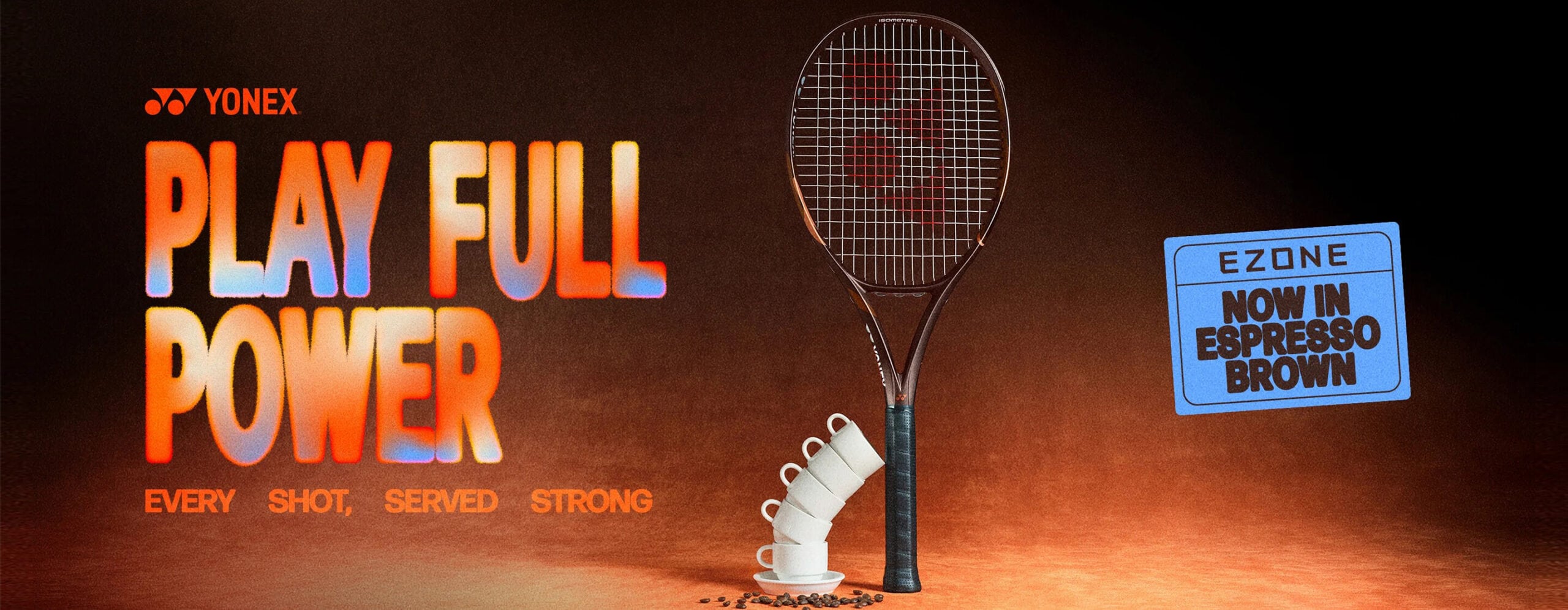 Тенісна ракетка Yonex EZONE у новій стильній косметиці - Espresso Brown